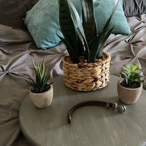 Brown rope braided bracelet